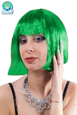 PARRUCCA VALENTINA VERDE CORTA